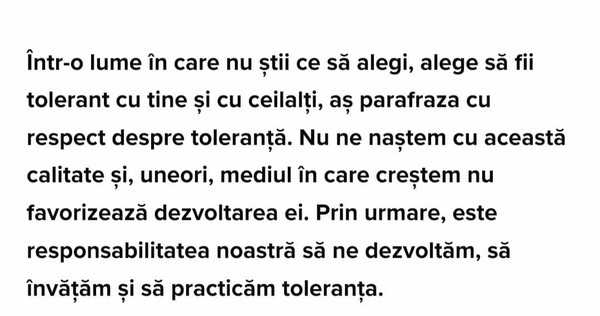Ziua Internațională a Toleranței
